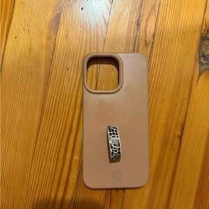 Brown Phone Case with Ring Holder